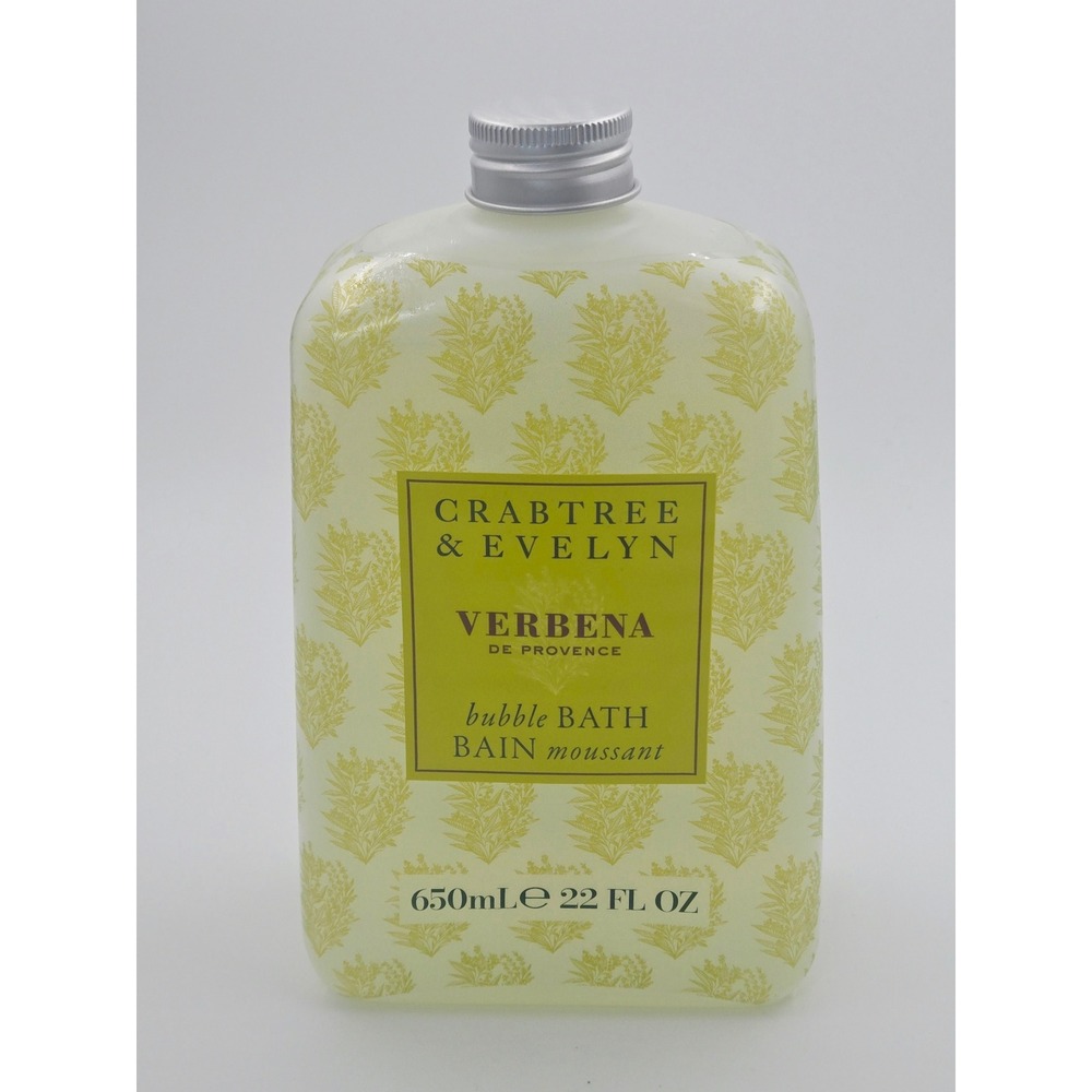 Crabtree & Evelyn Verbena de Provence Bubble Bath 22 fl oz 650ml New